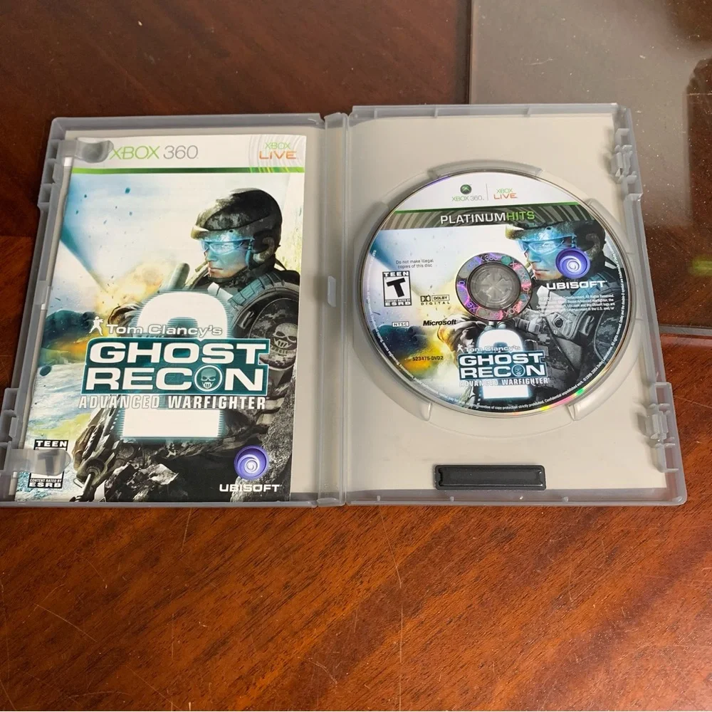 Xbox 360 Tom Clancy’s Ghost Recon 2 Advanced Warfighter Platinum Hits Video Game